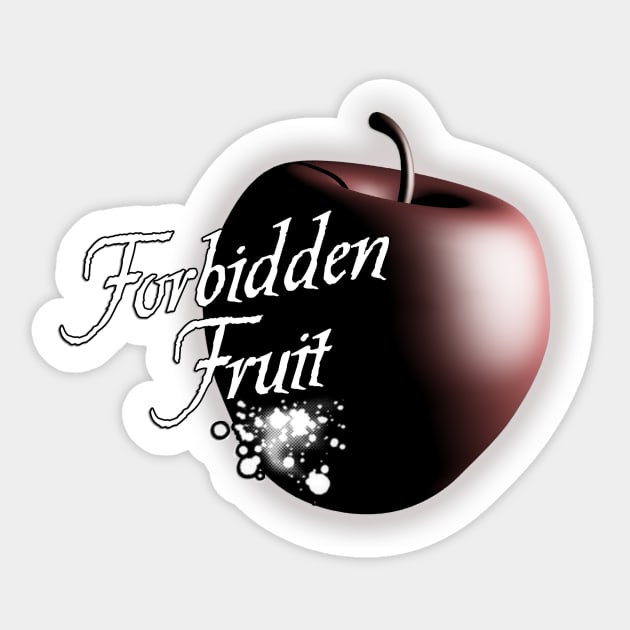 Forbidden Fruit Sticker by dinoneill